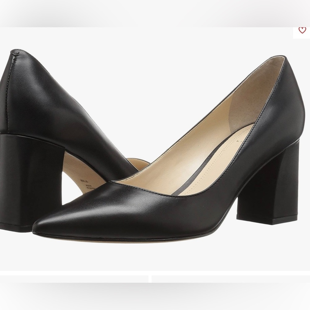 Marc Fisher Black Leather Heels